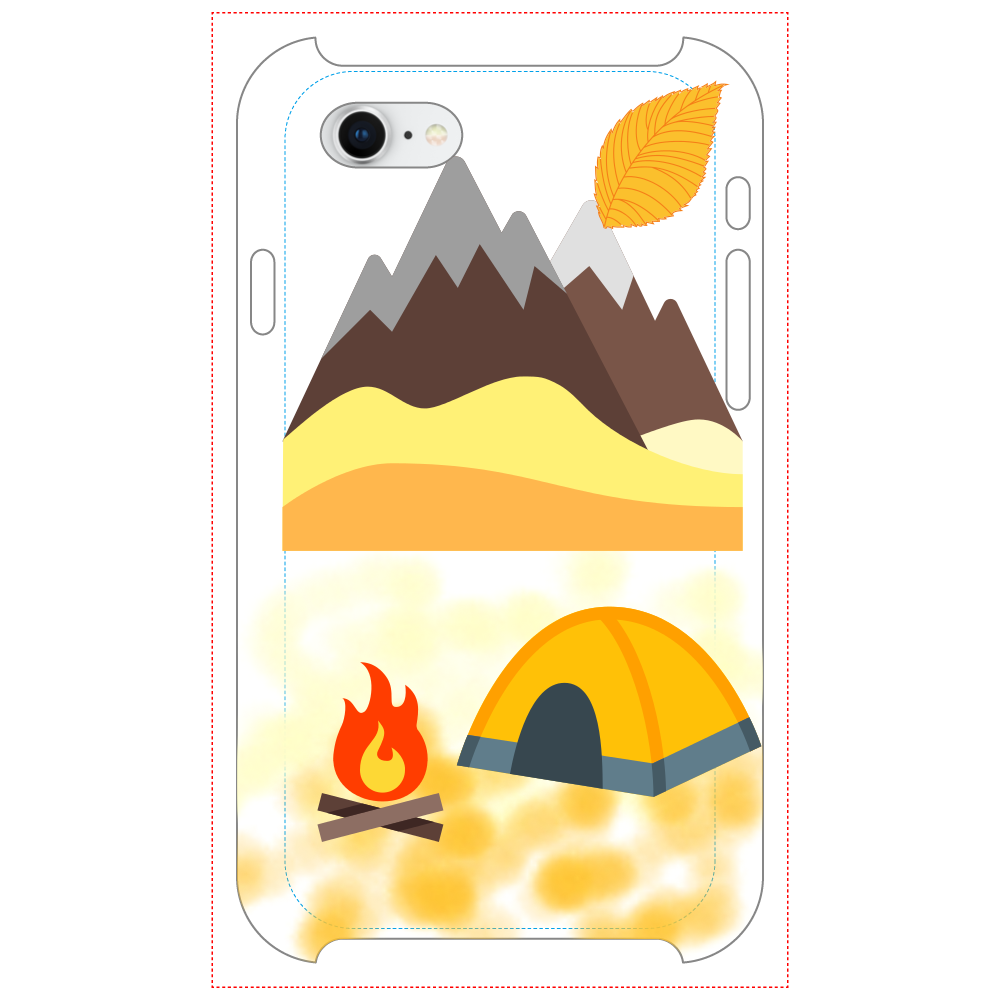 秋キャンプ　iPhone8 iPhone8