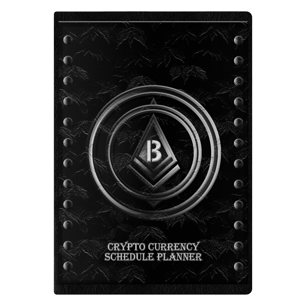 Cryptocurrency Schedule Planner：ソフトレザーノート（110x152mm）ソフトレザーノート1
