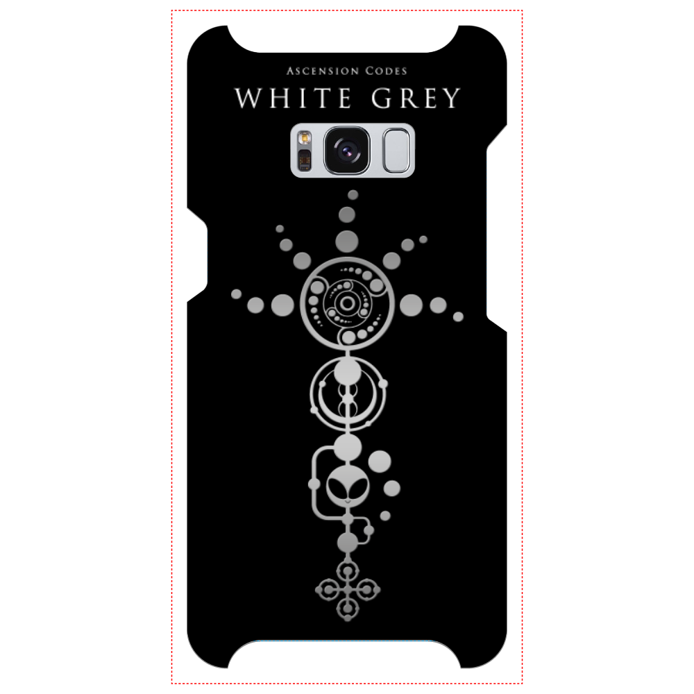 WHITE GREY Galaxy S8 (SC-02J)