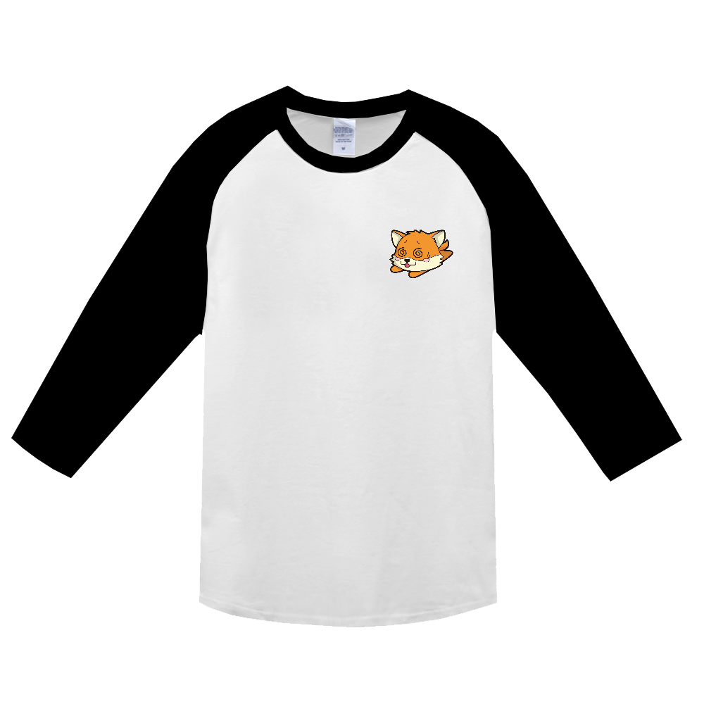 こんこんちゃんのオリジナルワンポイントTシャツ「2020年10月6日 17:07」に作成したデザイン  ヘビーウェイトベースボールＴシャツ