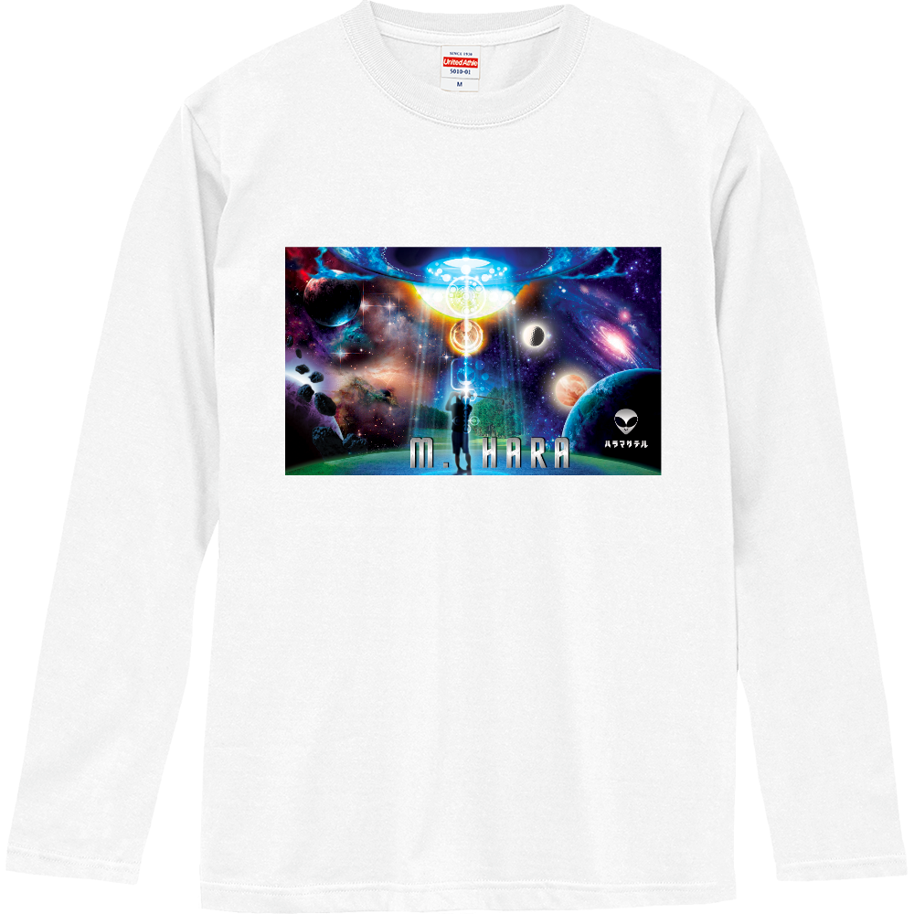 UFO Contacts T Shirt for M. Hara ロングスリーブTシャツ