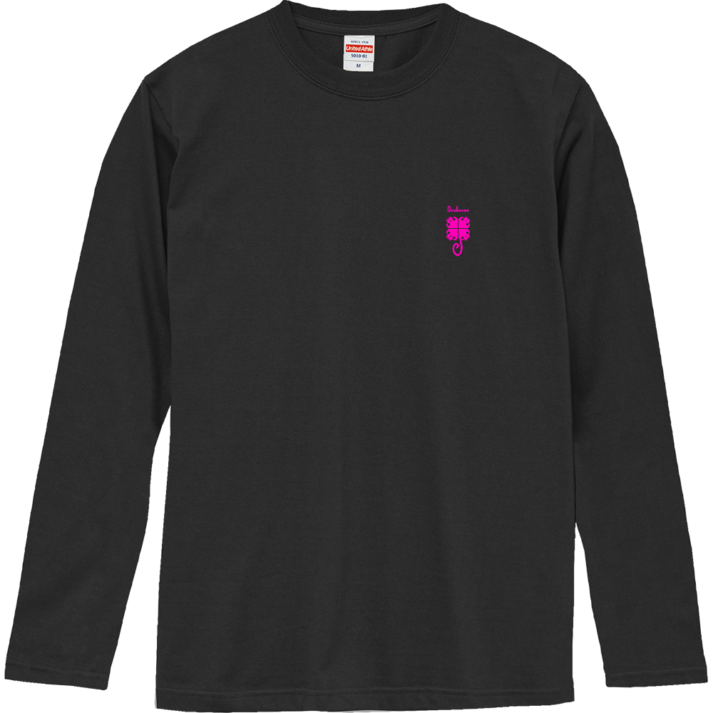 ドクローバー　ピンクaロングスリーブTシャツ1
