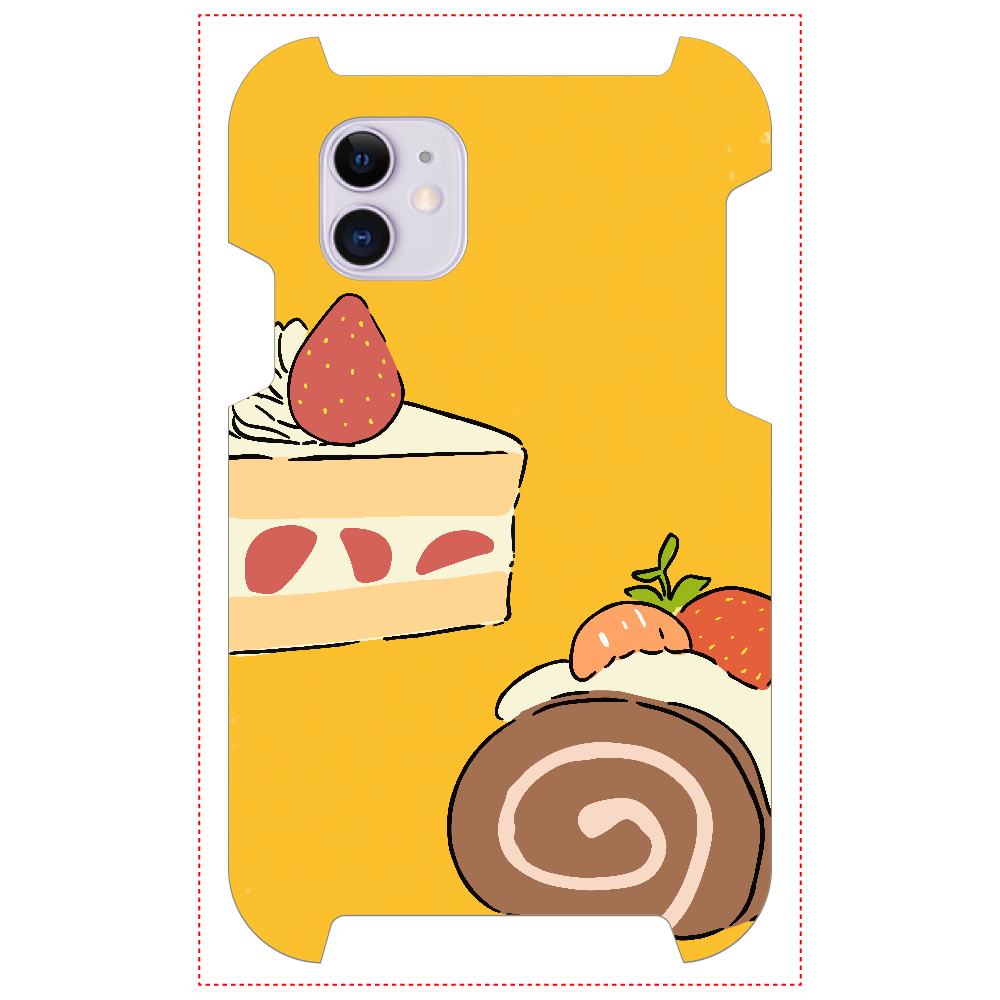 イラストケーキのスマホケース iPhone 11
