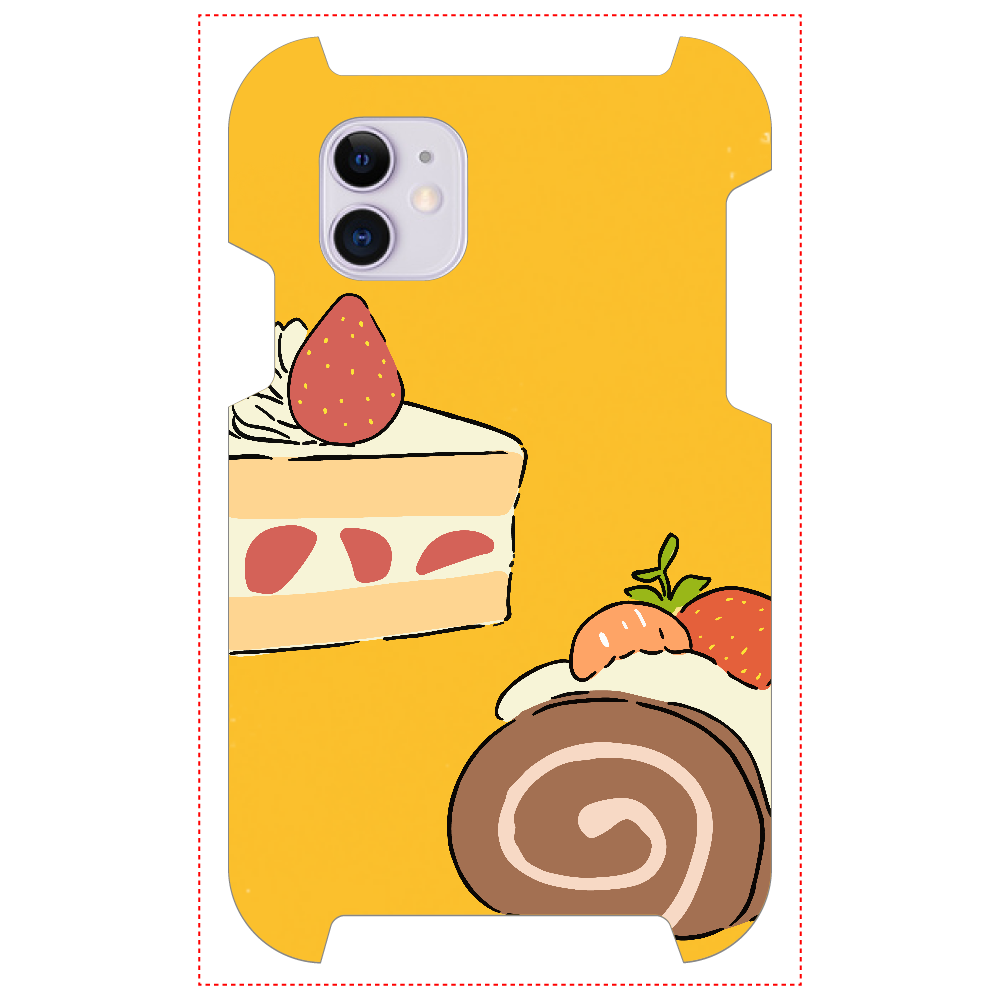 イラストケーキのスマホケースの商品購入ページ オリジナルプリントグッズ販売のオリラボマーケット