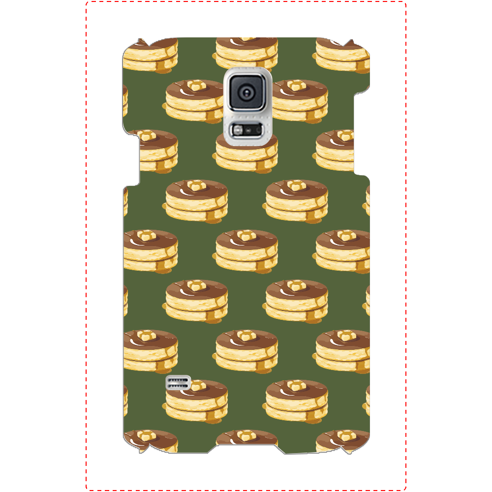 パンケーキのスマホケース Galaxy S5(SC-04F/SCL23)