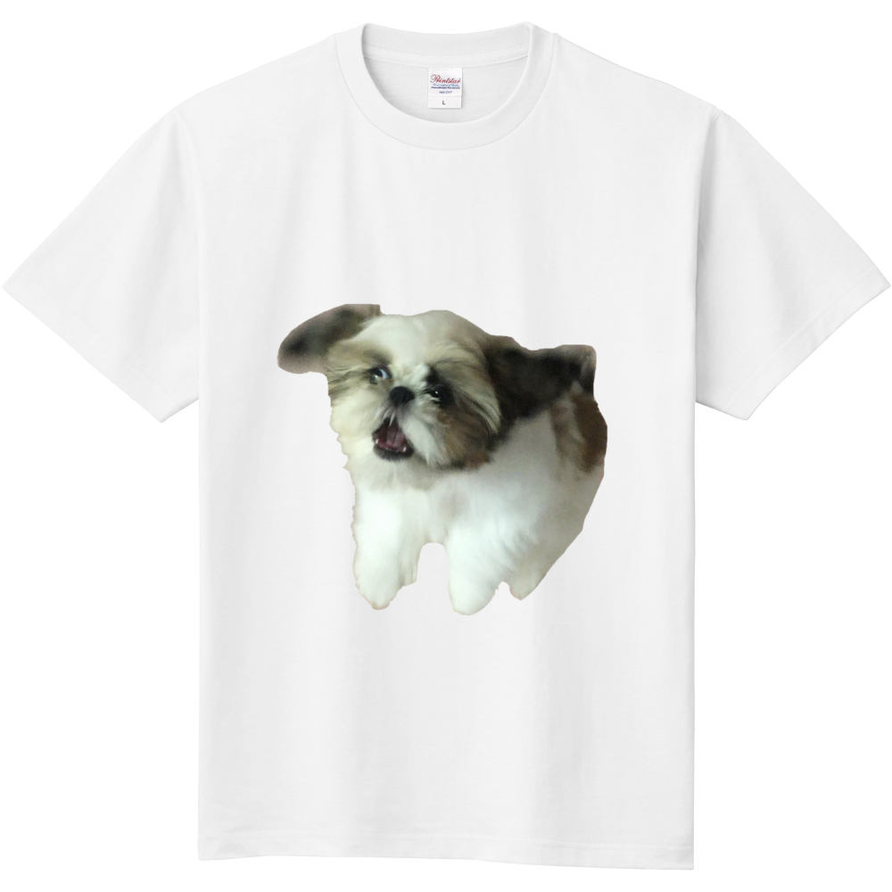 狂った実家の犬のTシャツ