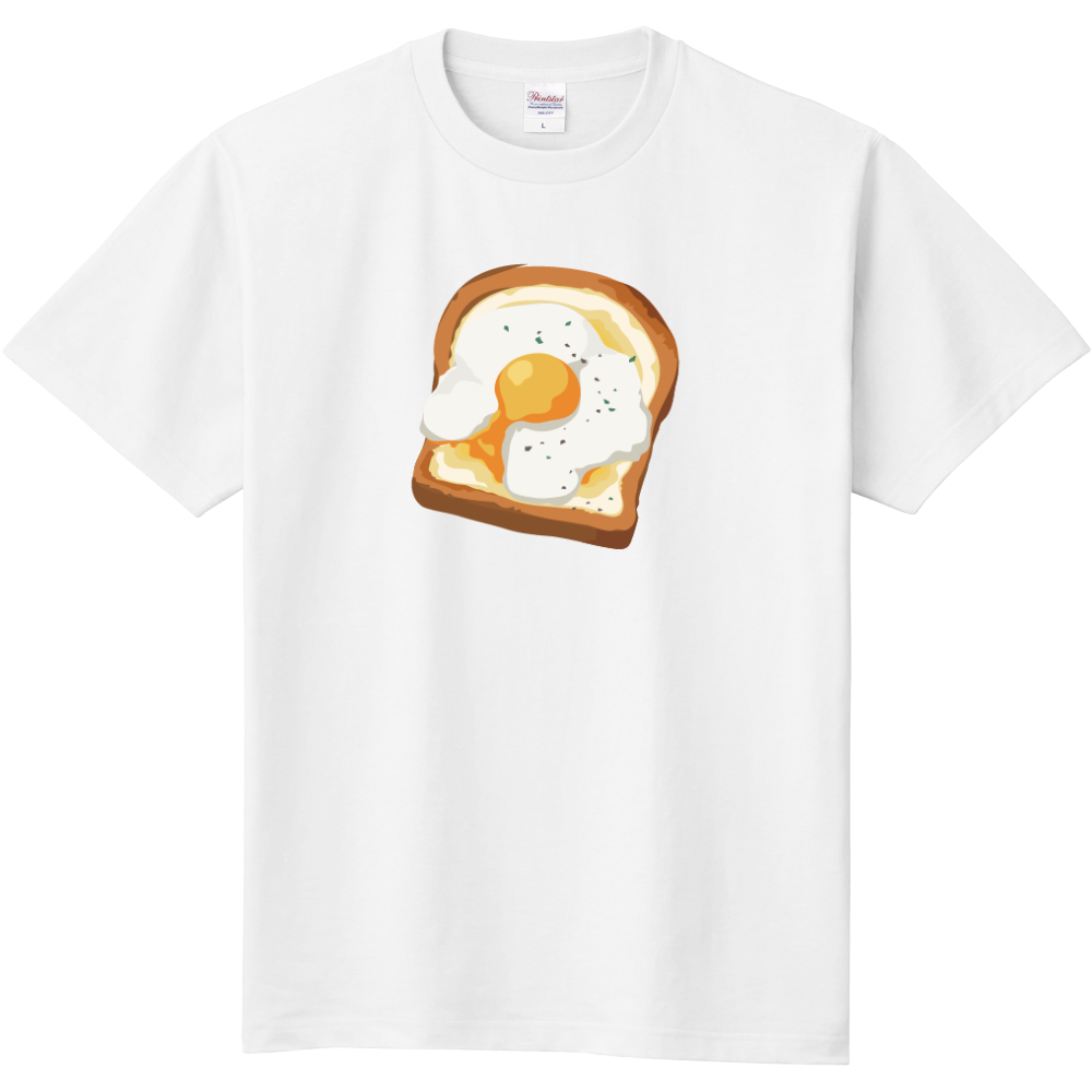 卵トーストのTシャツ 定番Ｔシャツ