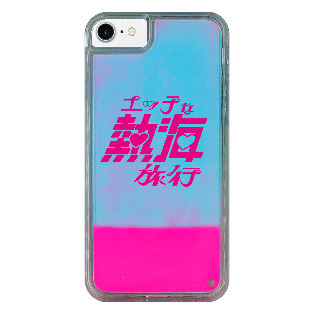 えち熱海iPhoneケース(サンド)6s/7/SE iPhoneSE2/SE3 ネオンサンドケース
