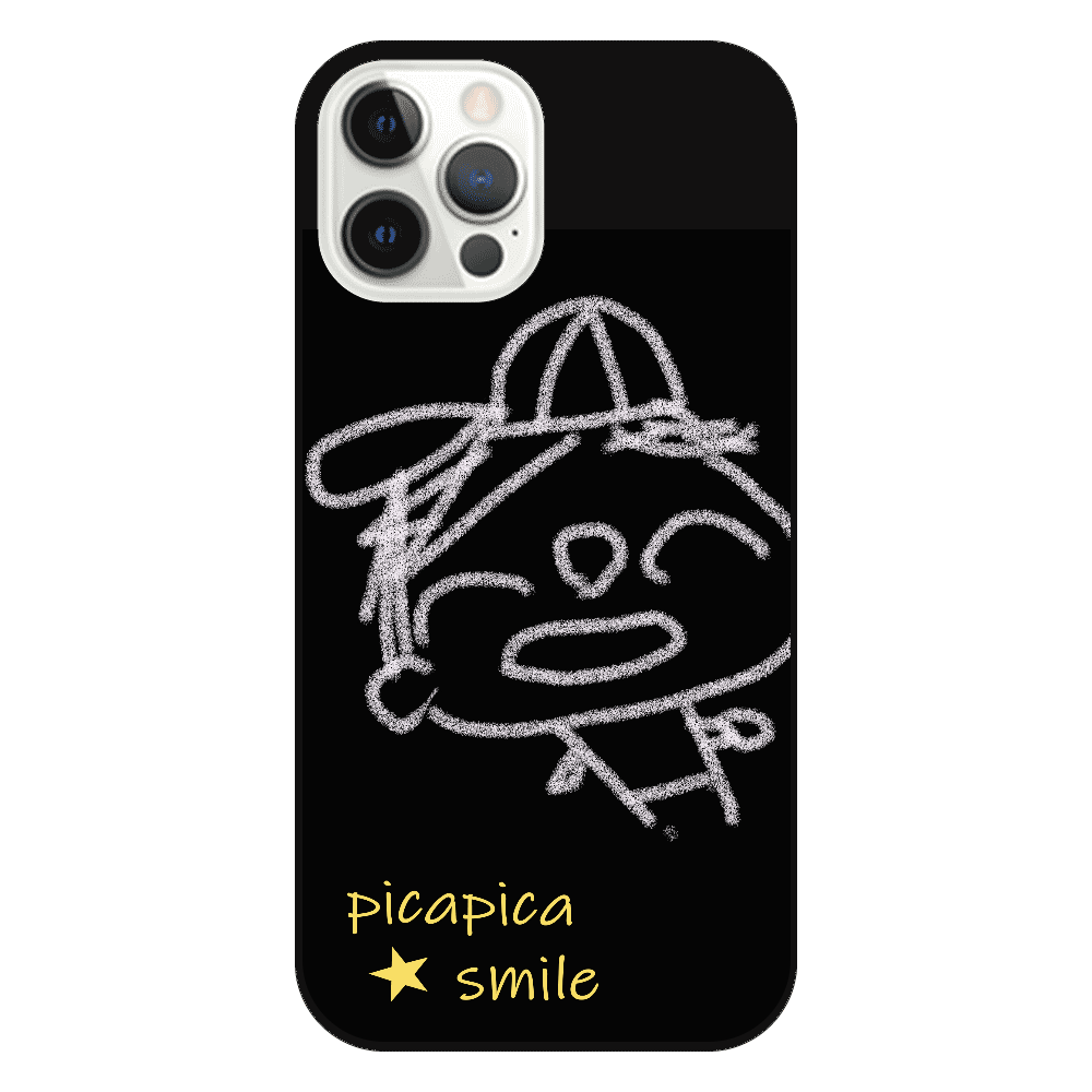 ピカスマボーイ・野球少年（iphone12 Pro・ブラック） iPhone12 Pro (白/黒)