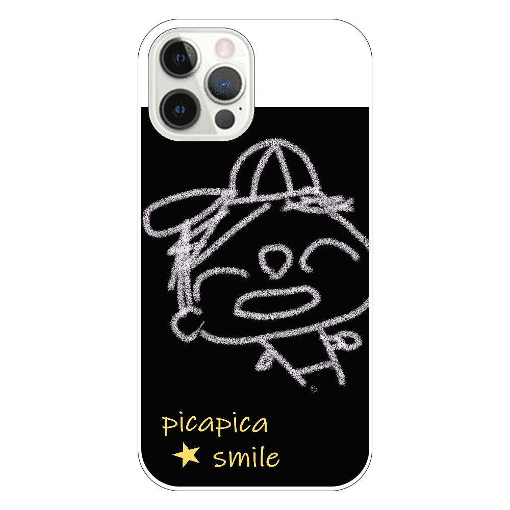 ピカスマボーイ・野球少年（iphone12 Pro・ホワイト） iPhone12 Pro (白/黒)