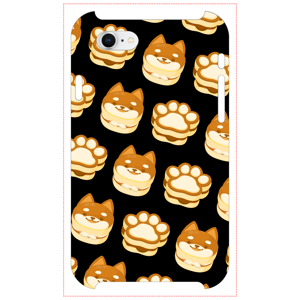 豆柴パンケーキのスマホケース iPhone8