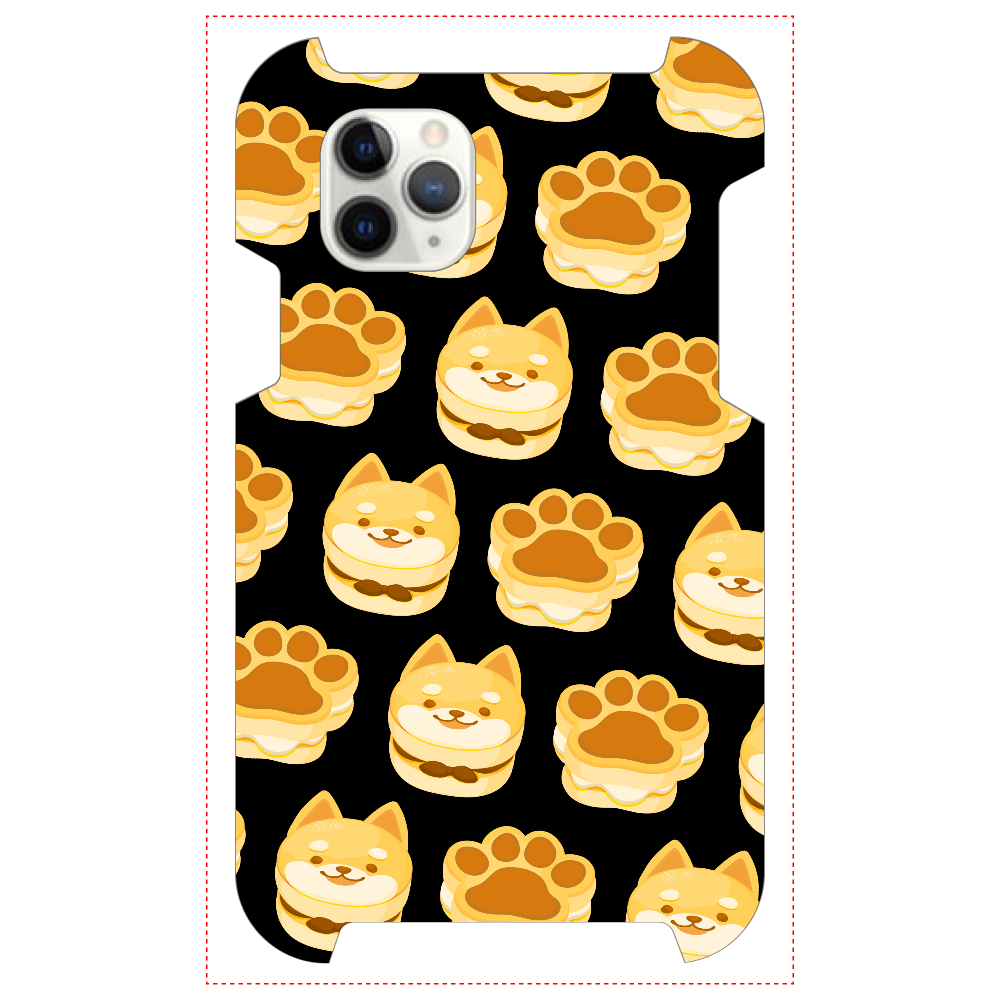 豆柴パンケーキのスマホケース iPhone 11 ProMAX