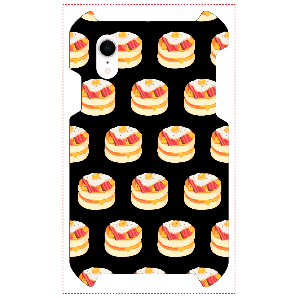 ベーコンエッグパンケーキのスマホケース iPhoneXR
