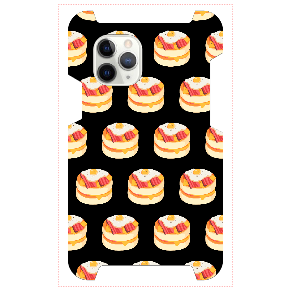 ベーコンエッグパンケーキのスマホケース iPhone 11 Pro
