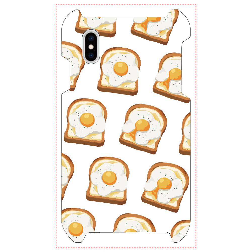 卵トーストのスマホケース iPhoneXsMAX