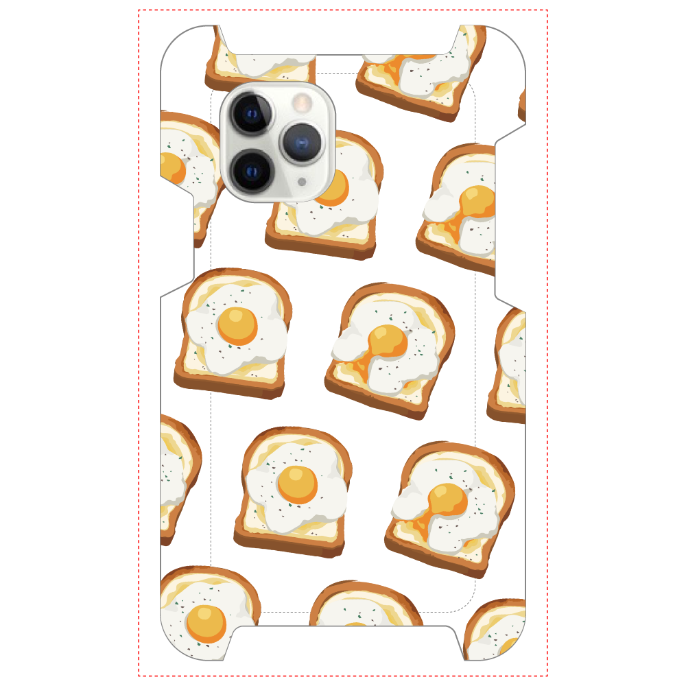 卵トーストのスマホケース iPhone 11 Pro