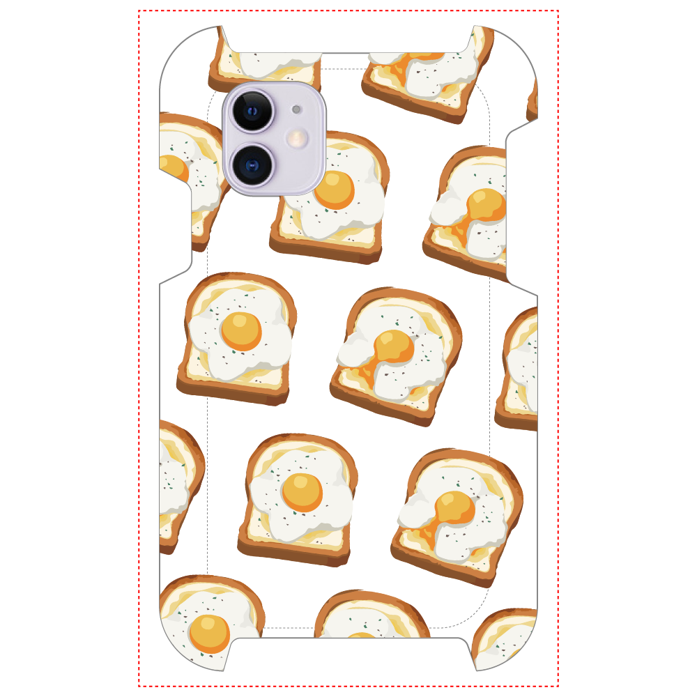卵トーストのスマホケース iPhone 11