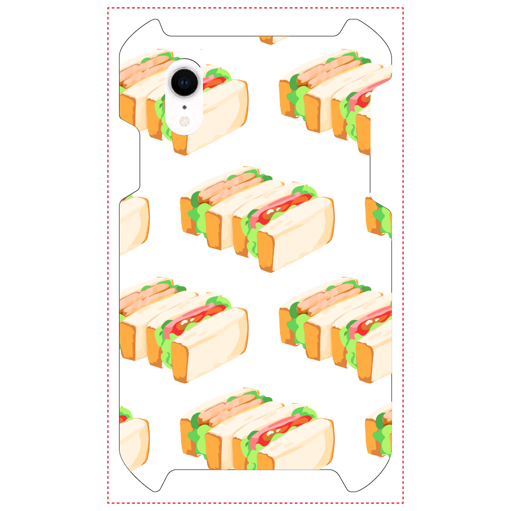 サンドイッチのスマホケース iPhoneXR