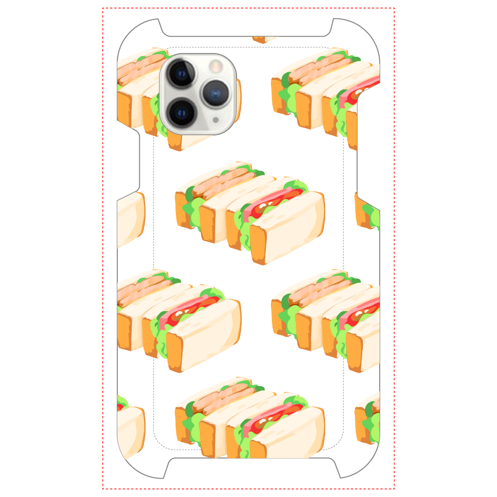 サンドイッチのスマホケース iPhone 11 ProMAX