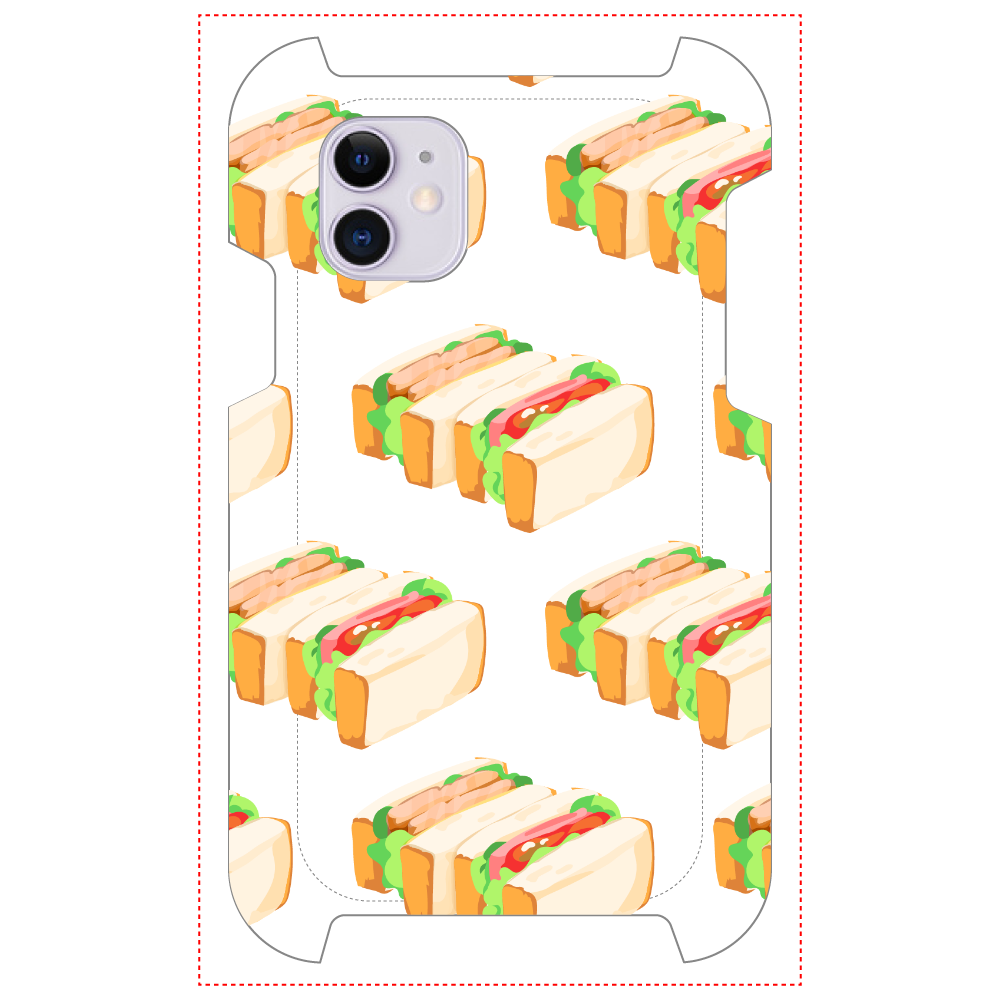 サンドイッチのスマホケース iPhone 11