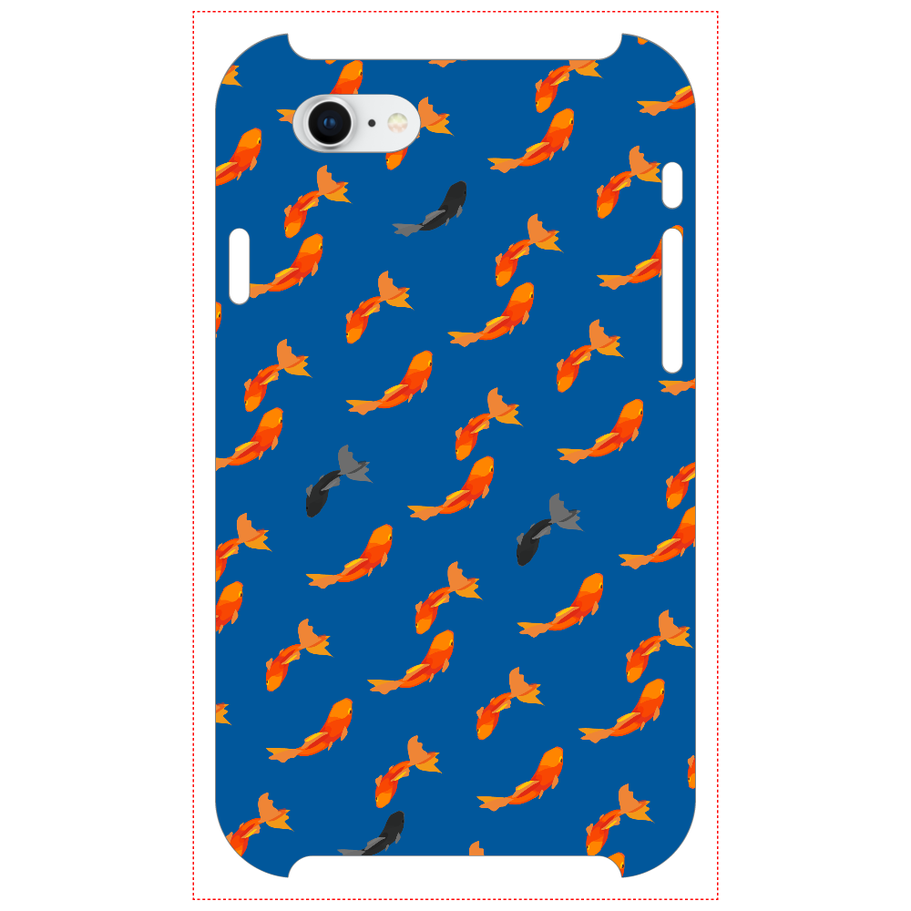 金魚のスマホケース iPhoneSE2/SE3