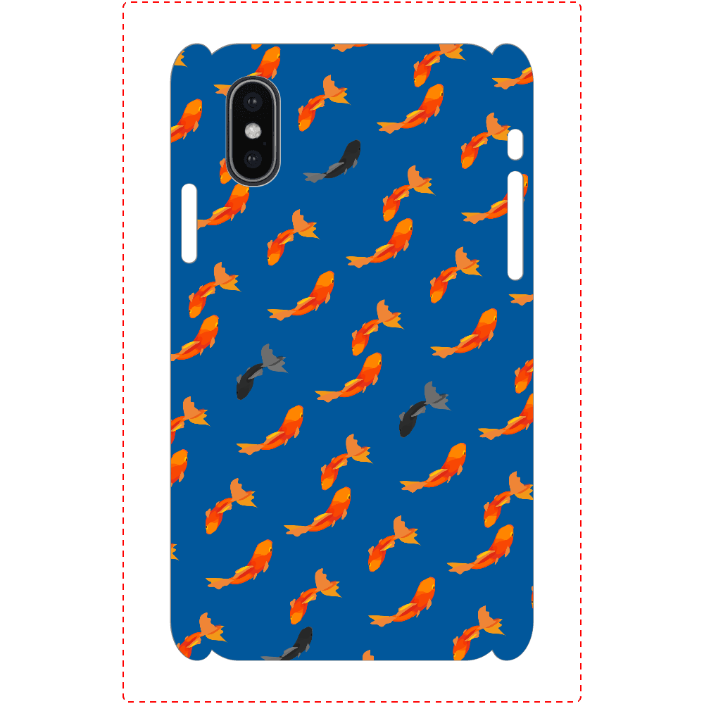 金魚のスマホケース iPhoneX/Xs