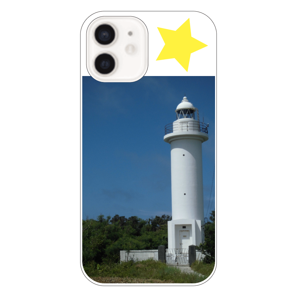 白い灯台2　iPhone12 iPhone12（透明）