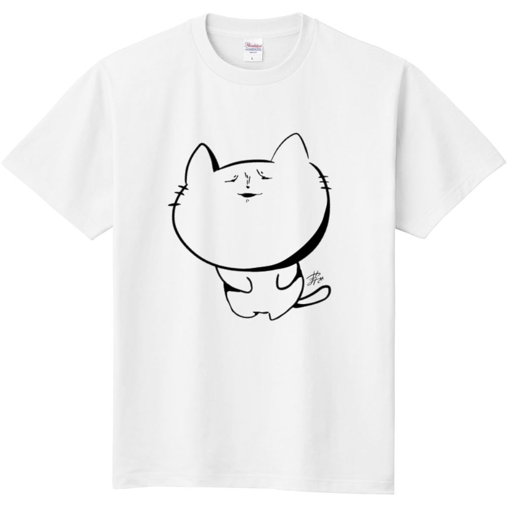 シュールな猫のtシャツの商品購入ページ オリジナルプリントグッズ販売のオリラボマーケット