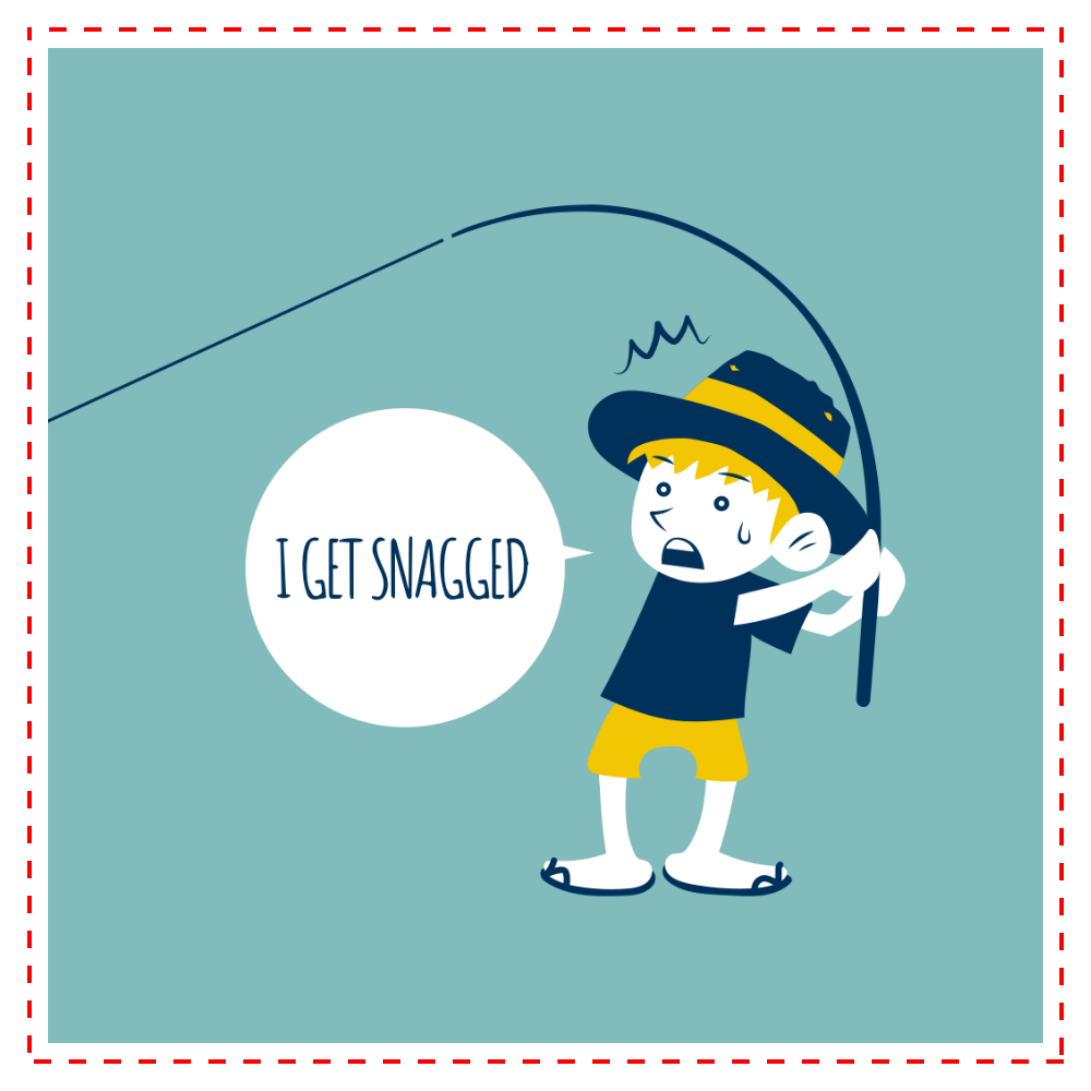 根掛かりしちゃった少年の商品購入ページ オリジナルプリントグッズ販売のオリラボマーケット