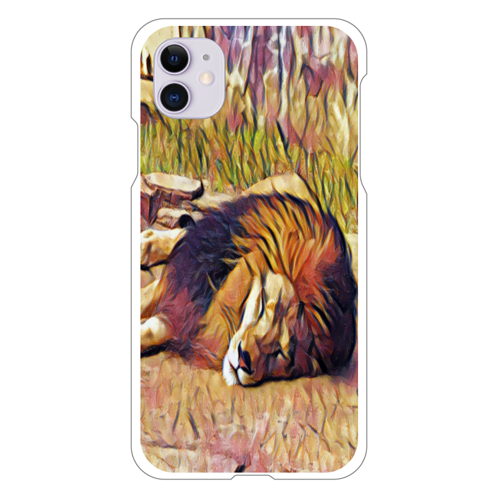ライオン iPhone 11(白）