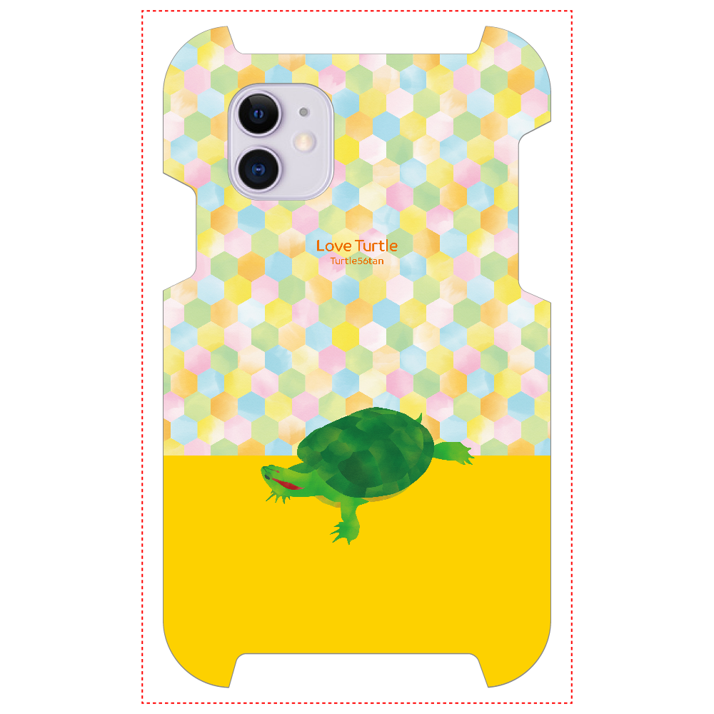 Love Turtle TypeA ツートン イエローiPhone 111
