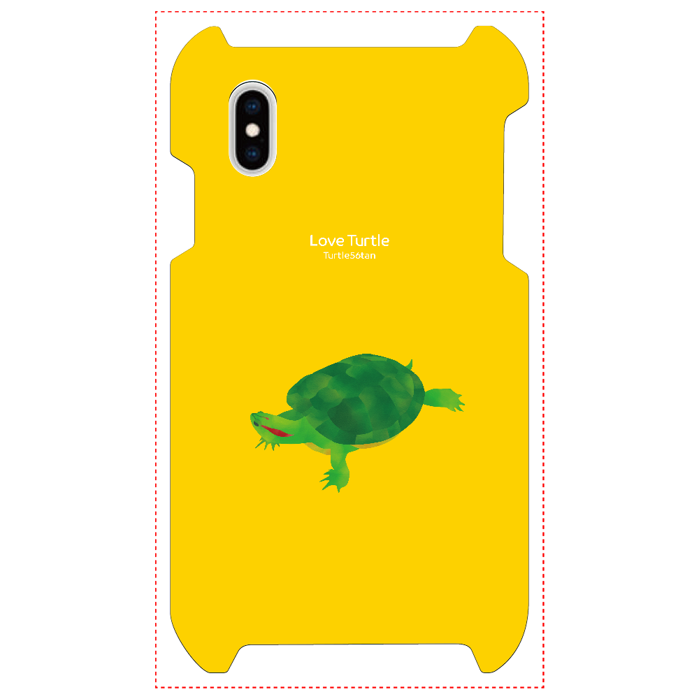 Love Turtle TypeA イエローiPhoneXsMAX1