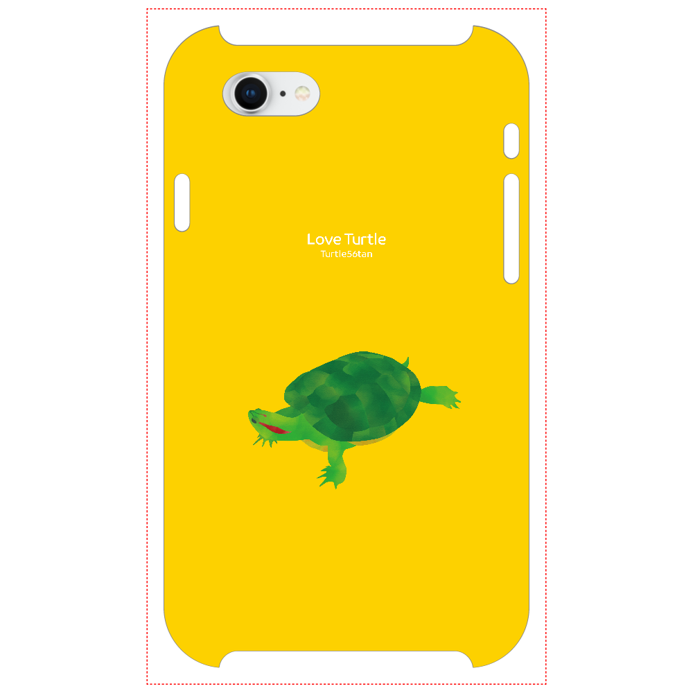 Love Turtle TypeA イエローiPhoneSE2/SE31
