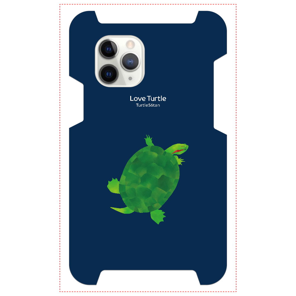 Love Turtle TypeB ネイビーiPhone 11 Pro1