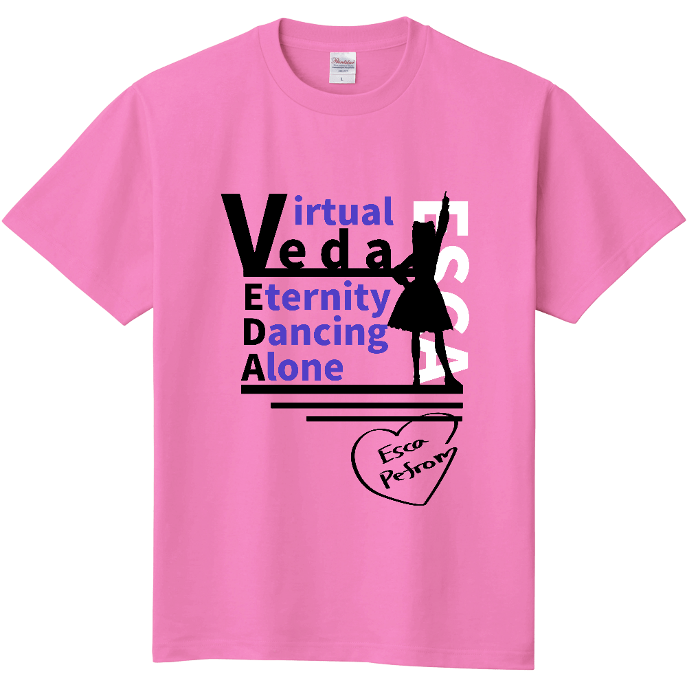 Veda#04ライブTシャツ（えすか・ぺふろむVer.） 定番Ｔシャツ