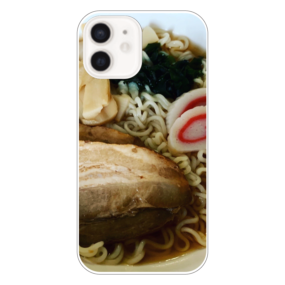 食いしん坊さんのラーメンiPhone12ケース iPhone12（透明）
