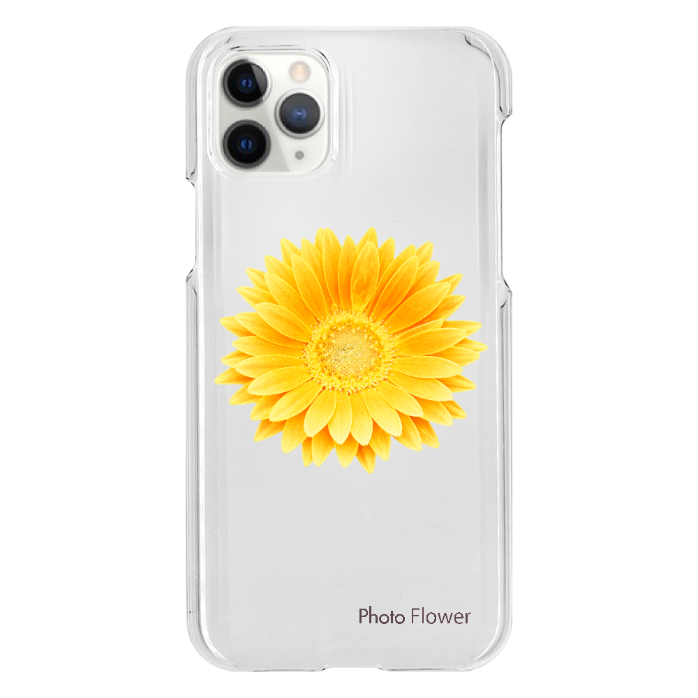 ガーベラの花　イエロー iPhone11 Pro（透明）