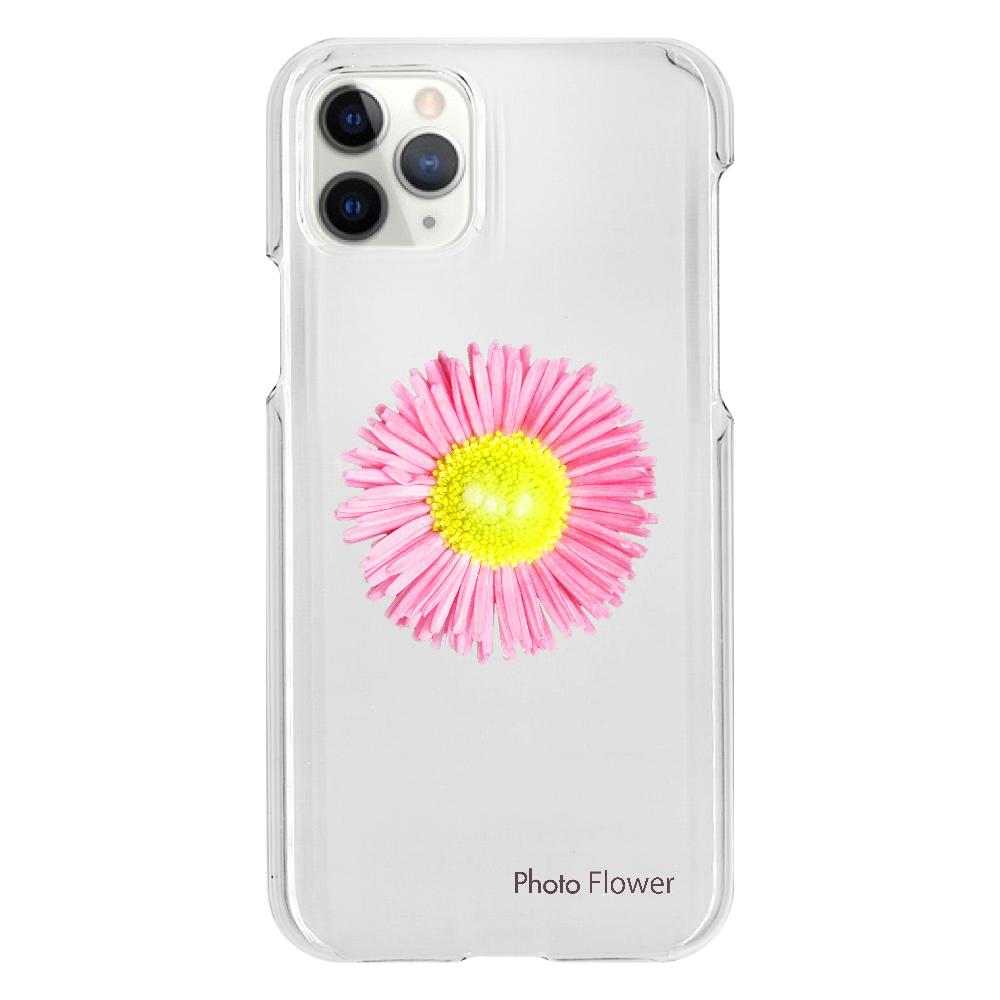 デージーの花　ピンク iPhone11 Pro（透明）