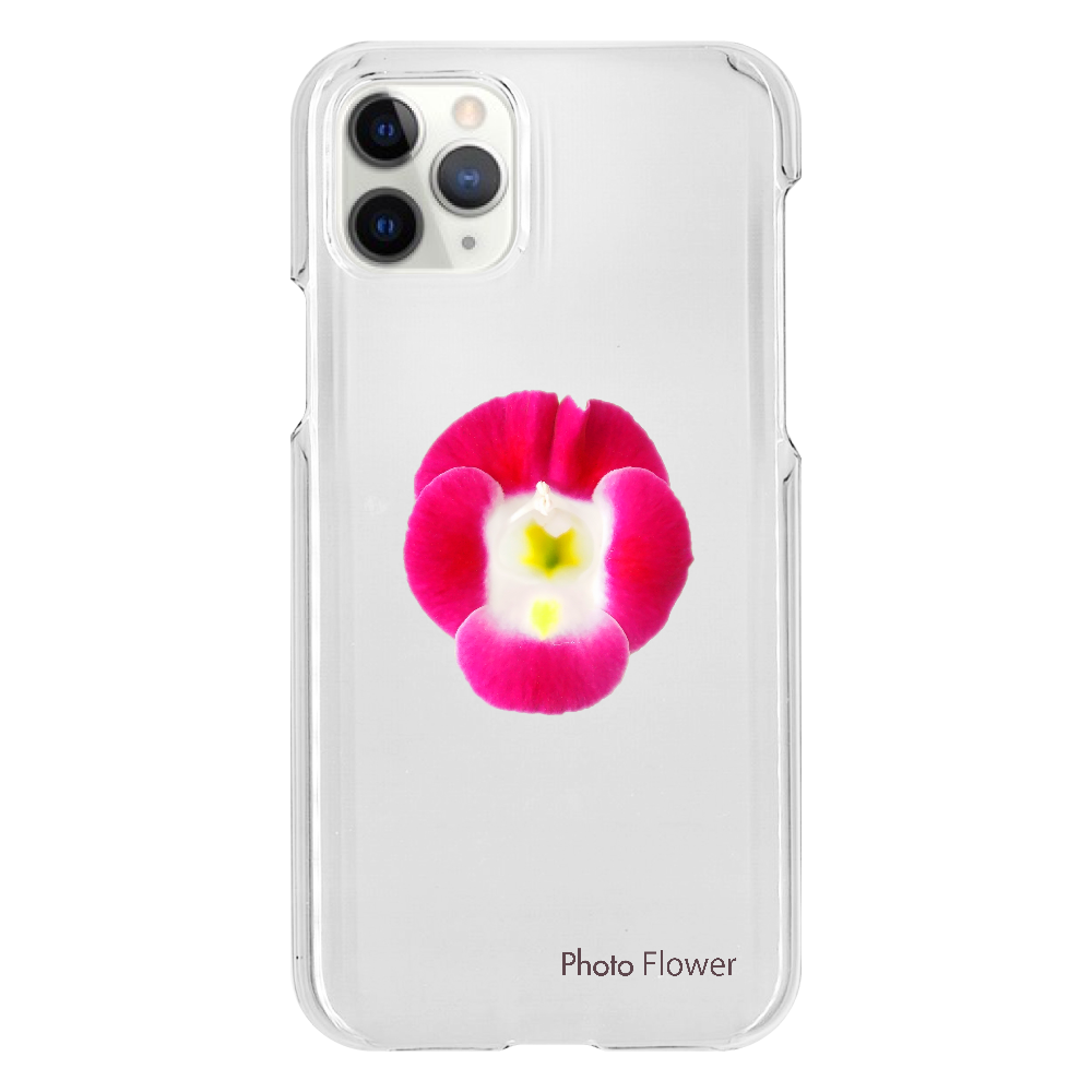 トレニアの花　パープル iPhone11 Pro（透明）