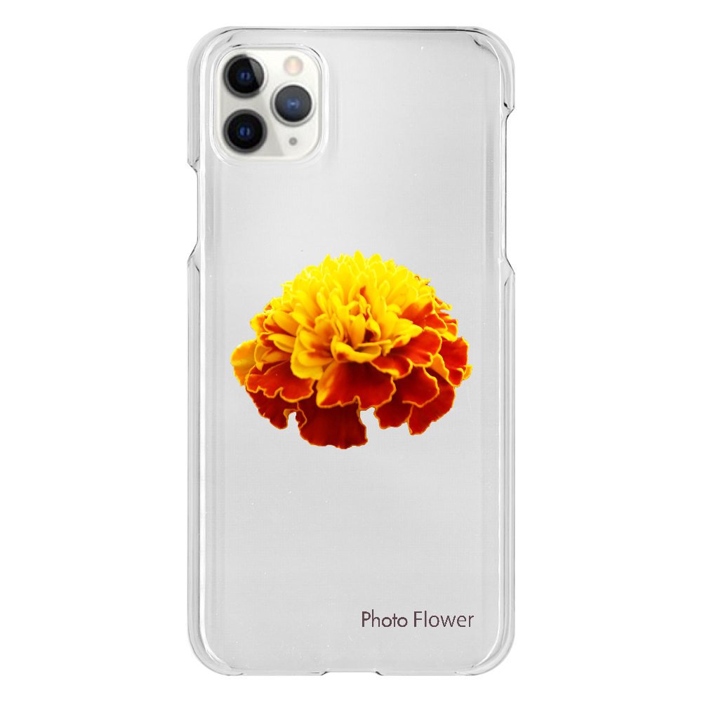 マリーゴールドの花　イエロー iPhone 11 ProMax（透明）