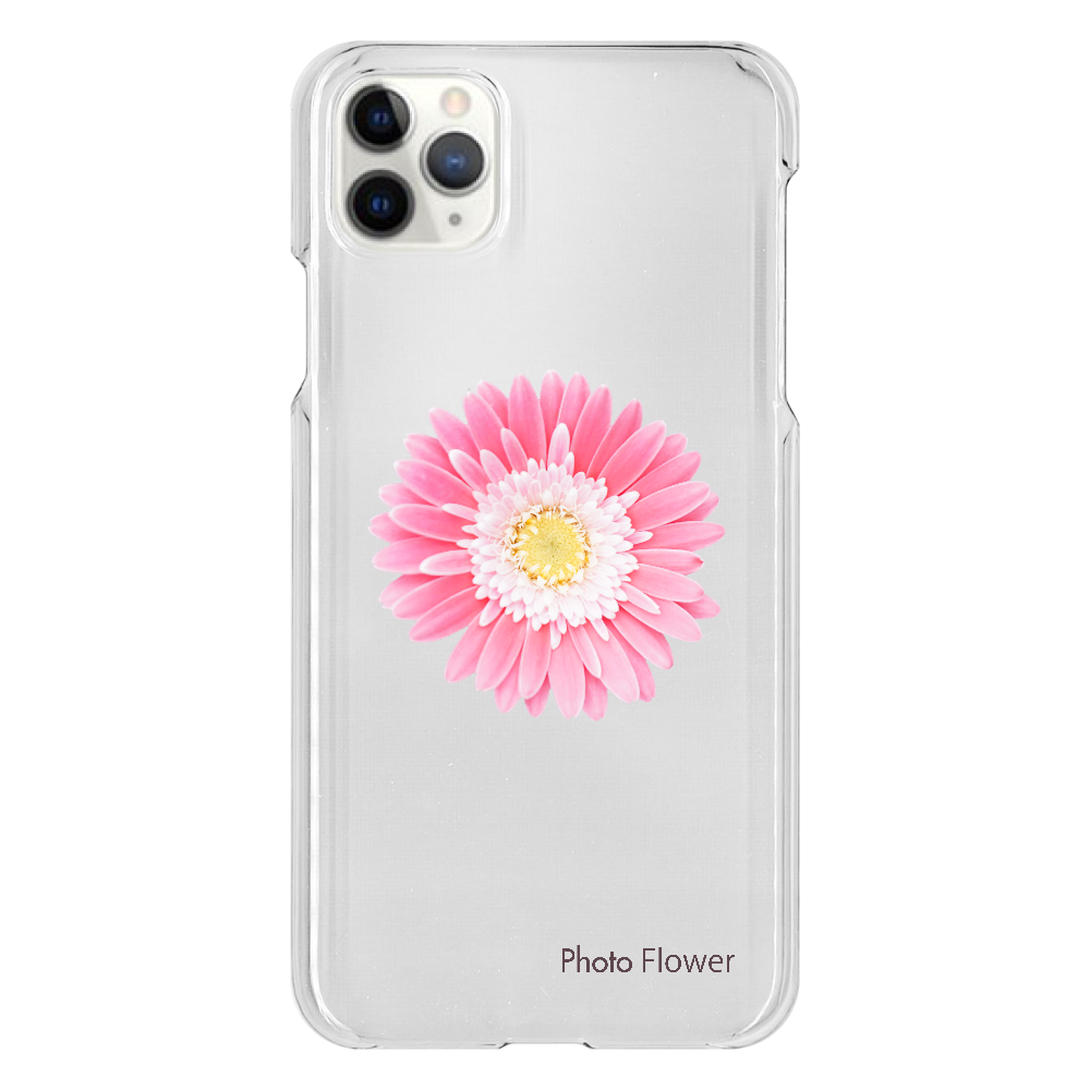 ガーベラの花　ピンク iPhone 11 ProMax（透明）