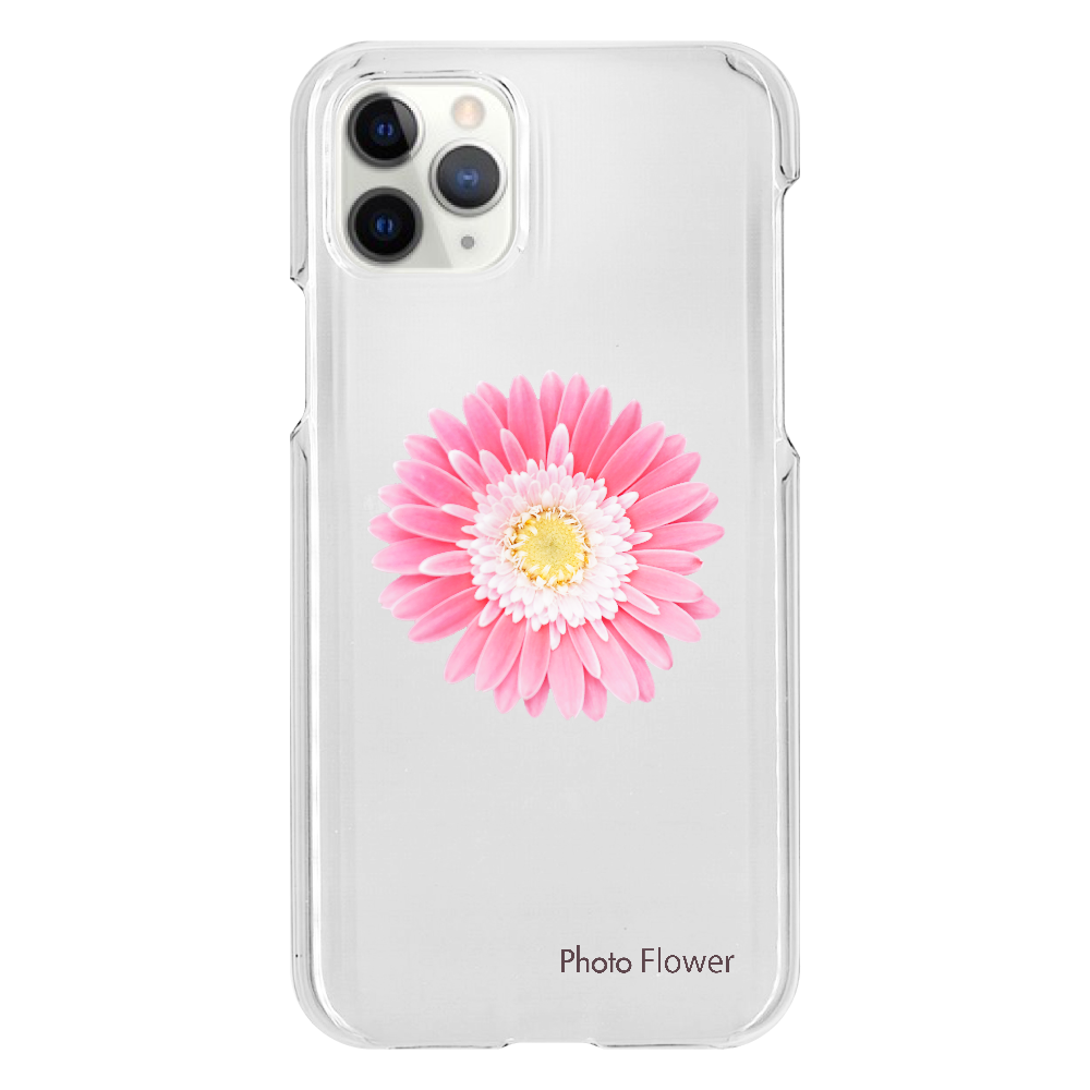 ガーベラの花　ピンク iPhone11 Pro（透明）