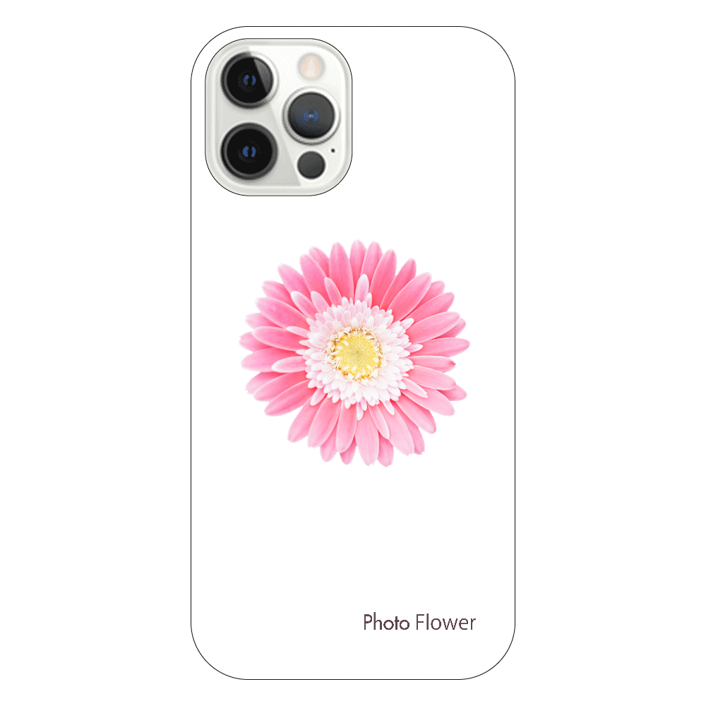 ガーベラの花　ピンク iPhone12 Pro(透明）