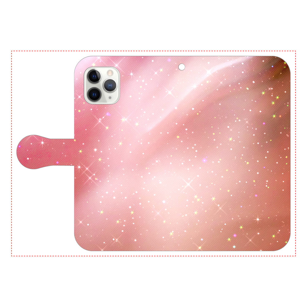 Red Flame iPhone11 Pro 手帳型スマホケース