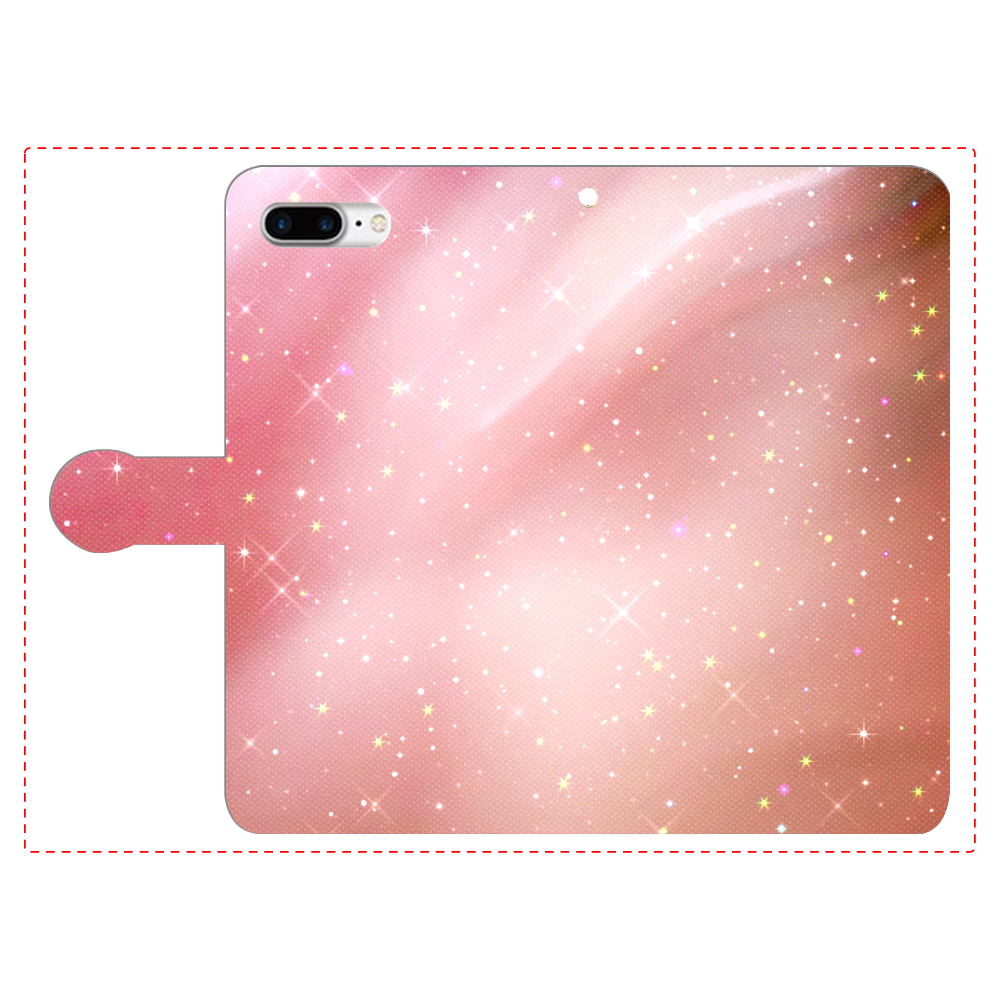 Red Flame iPhone8Plus 手帳型スマホケース