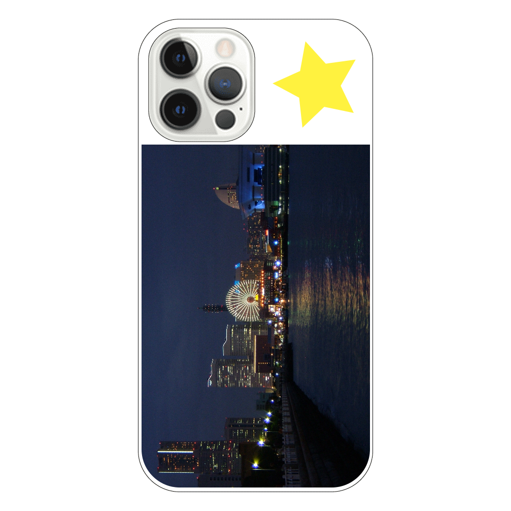 海のある夜景　iPhone12 Pro iPhone12 Pro(透明）