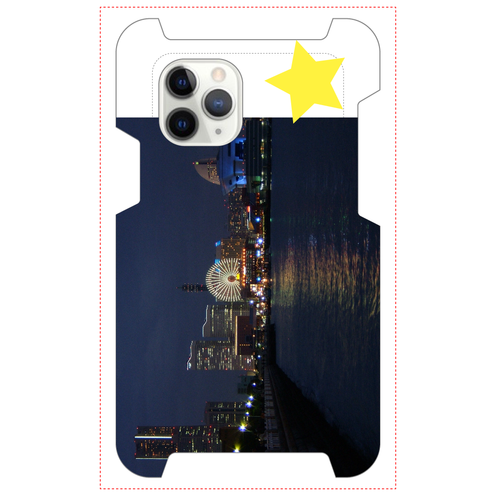 海のある夜景　iPhone 11 Pro iPhone 11 Pro
