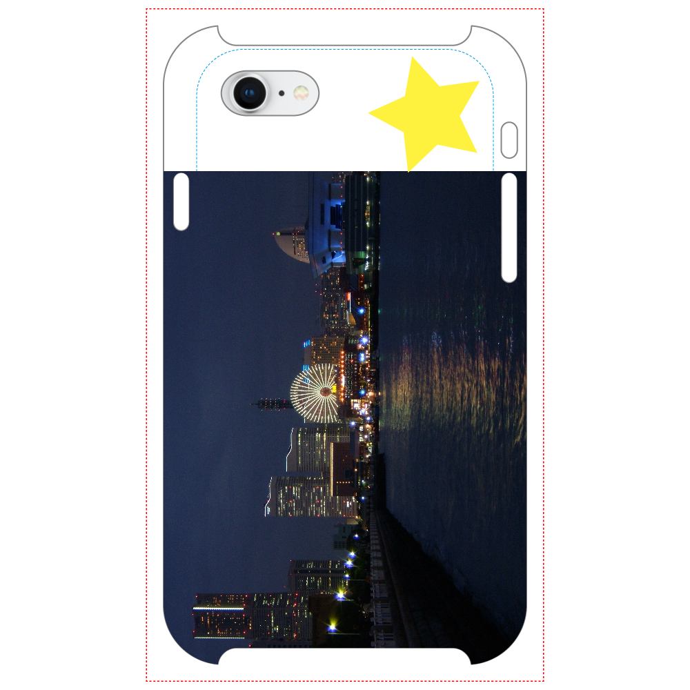 海のある夜景　iPhone8 iPhone8