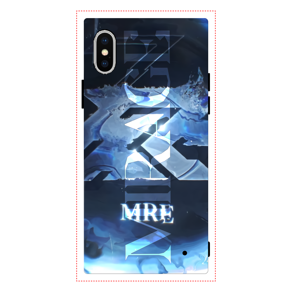 Mirage 【X / XS】 iPhoneX/XS 背面強化ガラス(スクエア）