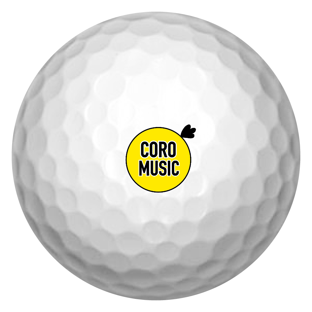 CORO　MUSIC　ゴルフボール ゴルフボール(3個セット)